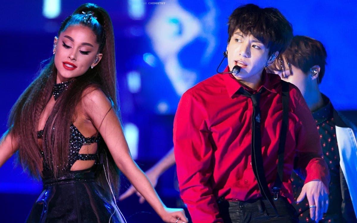 Ariana Grande Jungkook / BTS' Jungkook and Ariana Grande working on a