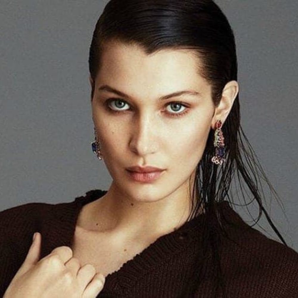 Bella Hadid flashes her ample assets in a topless photoshoot for Harper Bazaar Spain (4)