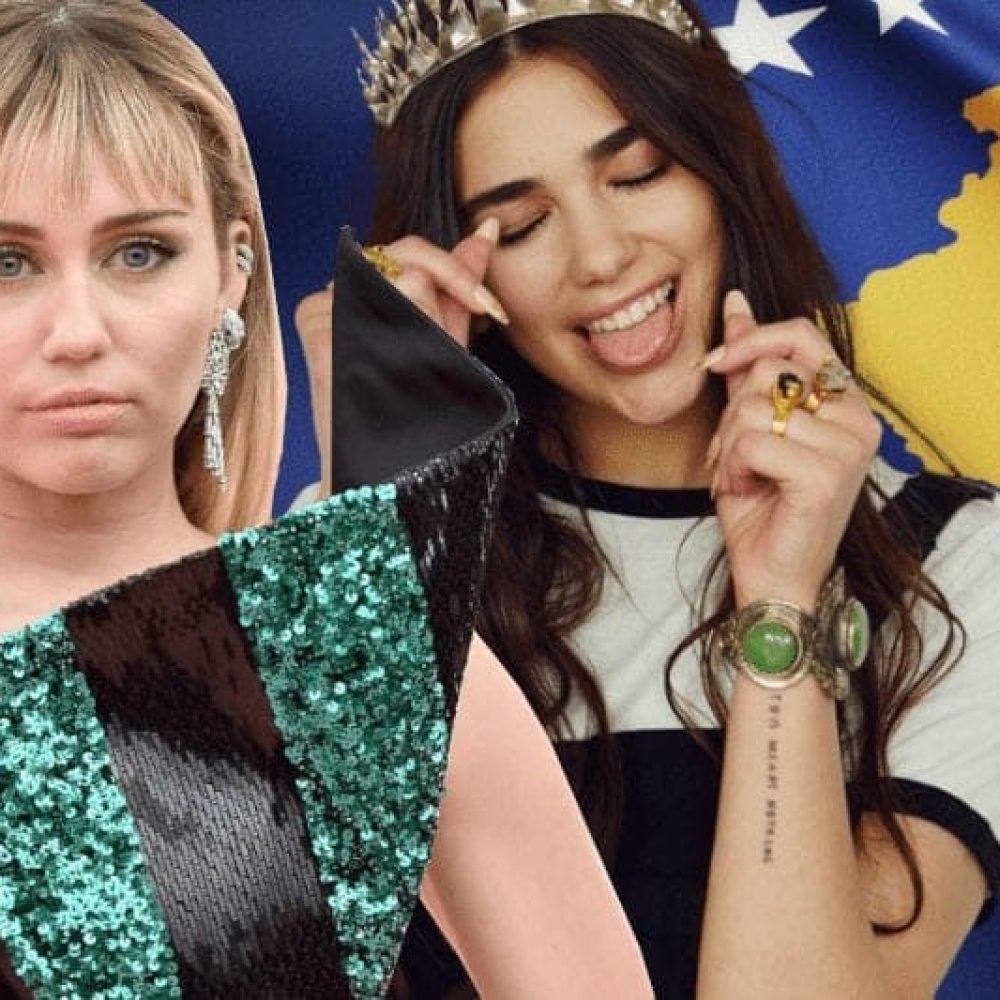 miley cyrus dua lipa kosovo