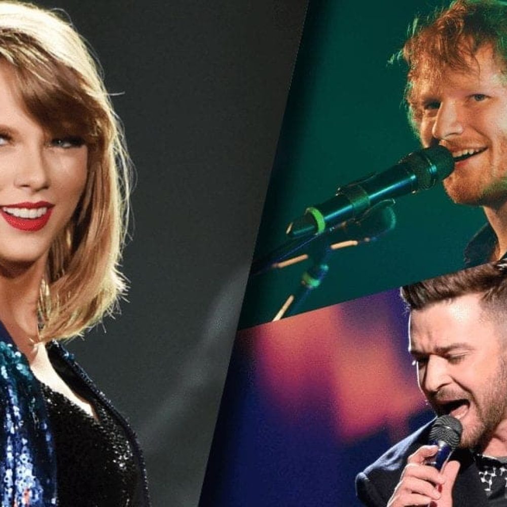 taylor swift ed sheeran justin timberlake